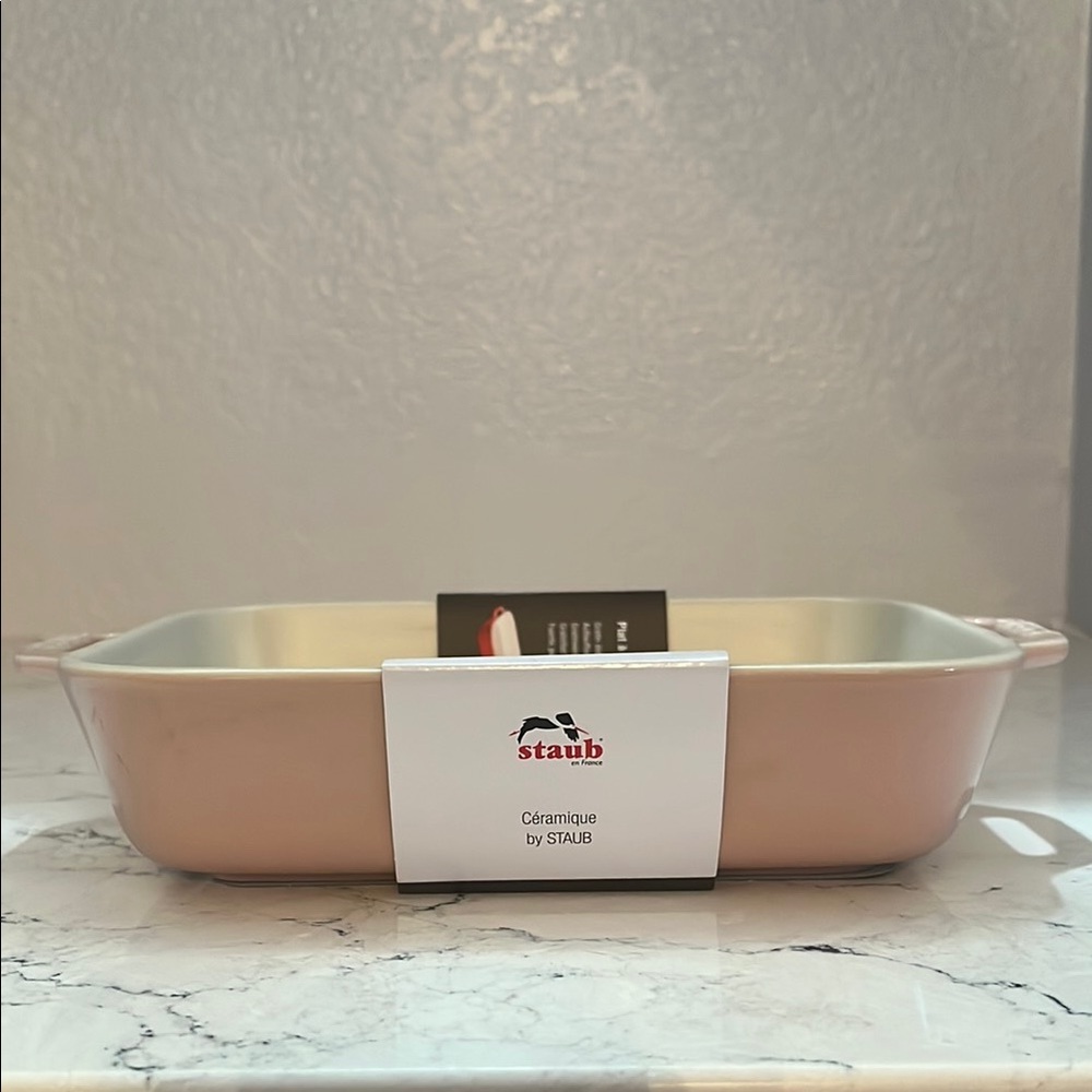 Staub Ceramic Baking Dish - light pink